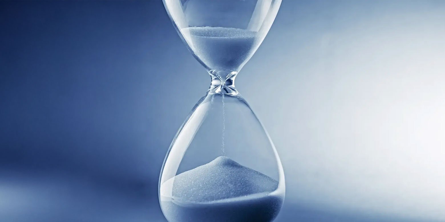 Sand in an hour glass