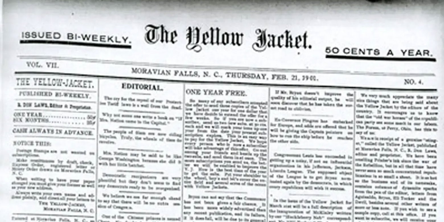 Photo of The Yellow Jacket newspaper